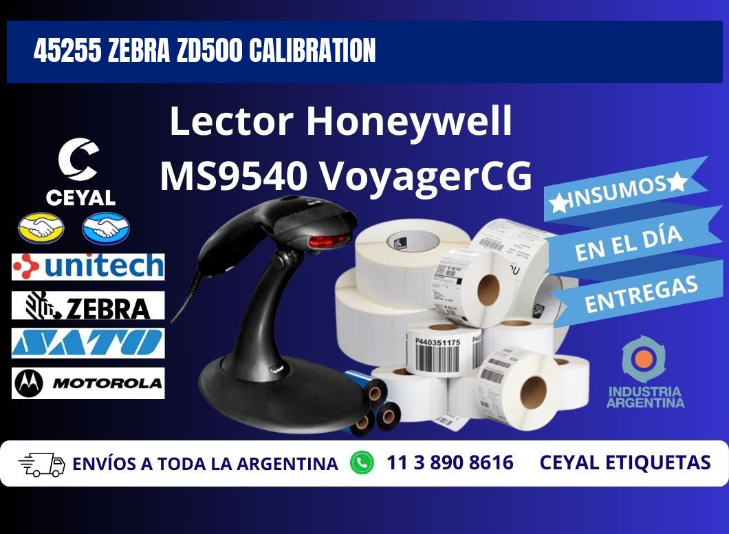 45255 Zebra ZD500 Calibration