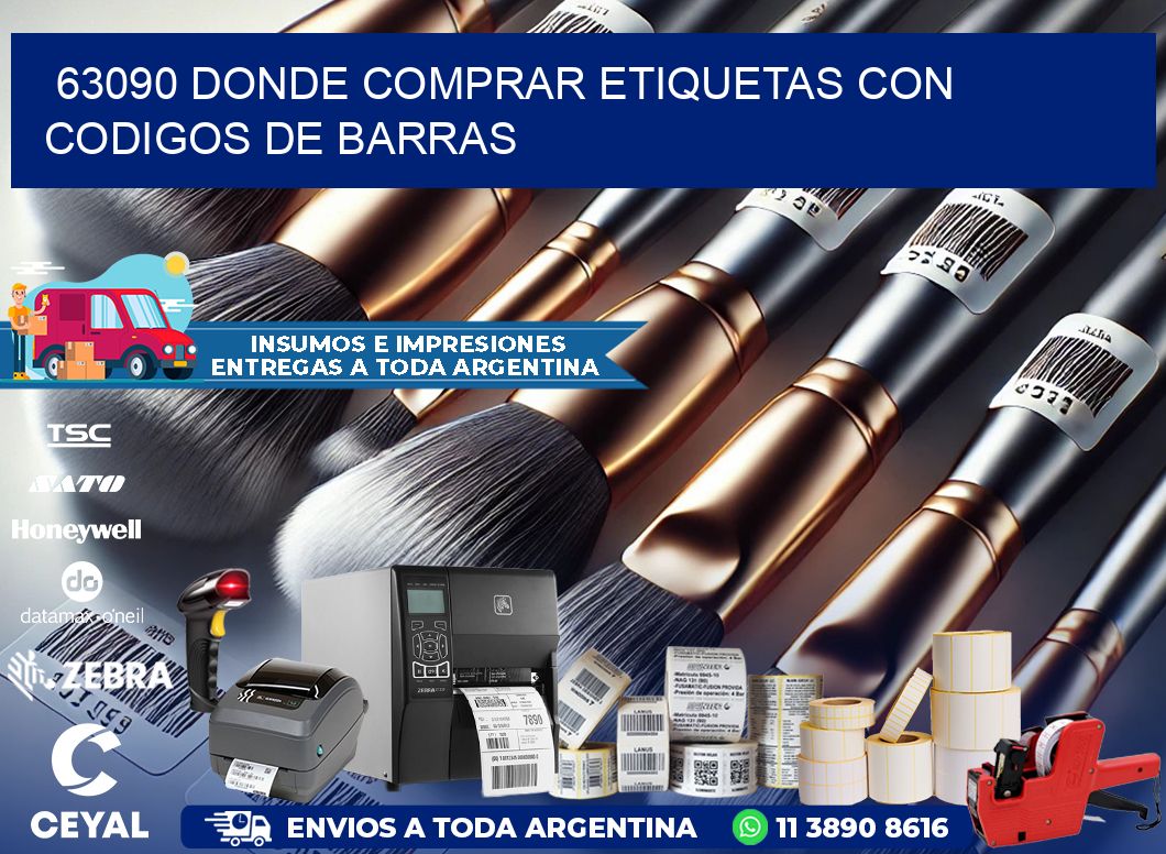 63090 Donde comprar etiquetas con codigos de barras