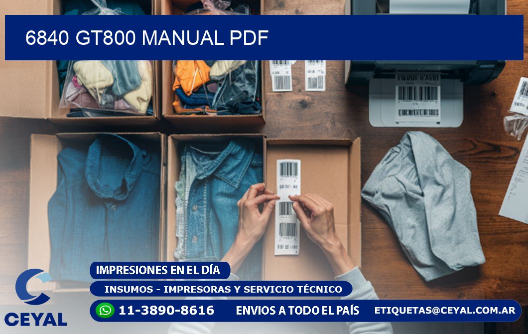 6840 GT800 manual PDF