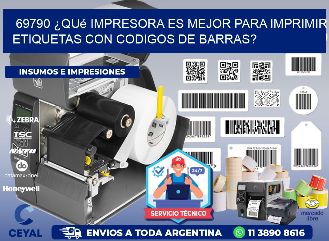 69790 ¿Qué impresora es mejor para imprimir etiquetas con codigos de barras?