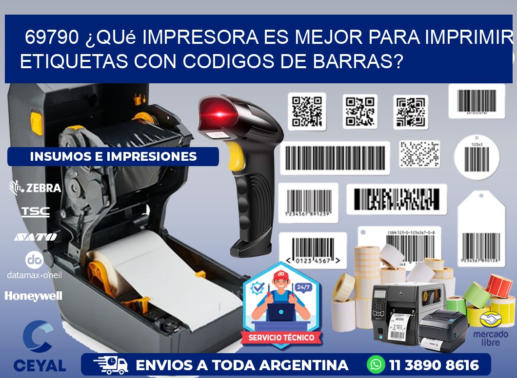 69790 ¿Qué impresora es mejor para imprimir etiquetas con codigos de barras?