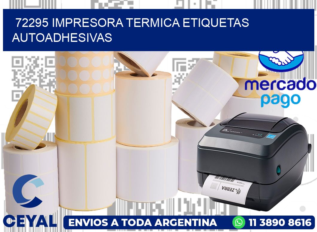 72295 Impresora termica etiquetas autoadhesivas