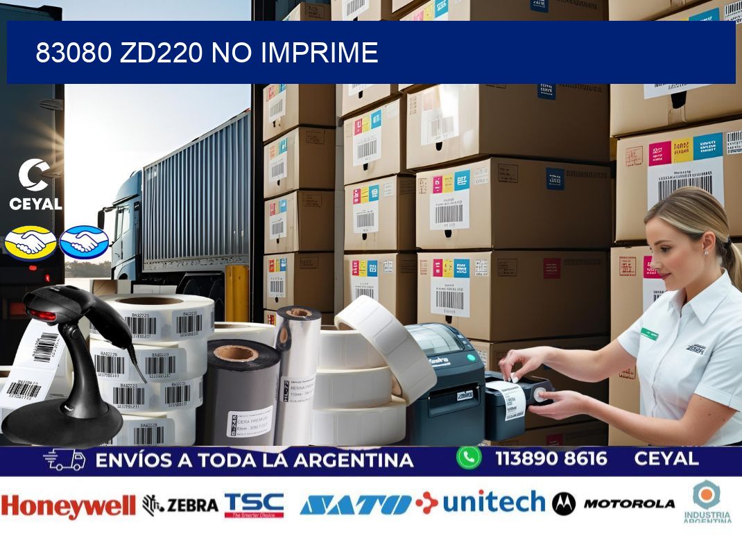 83080 ZD220 no imprime