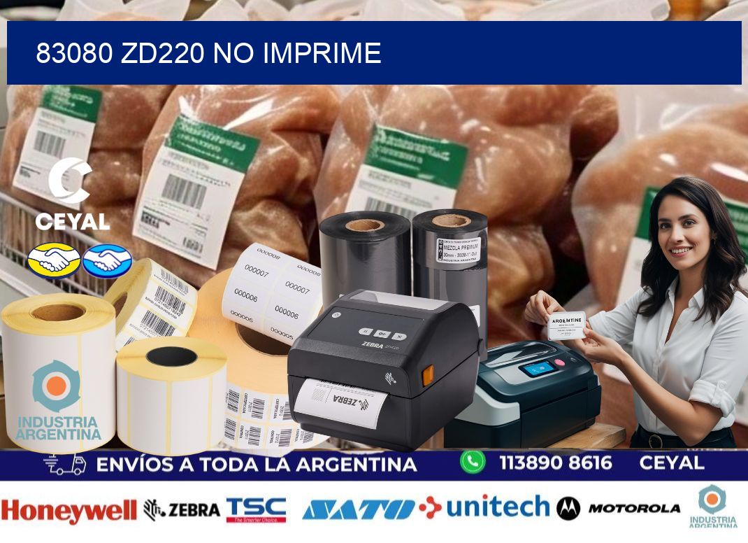 83080 ZD220 no imprime