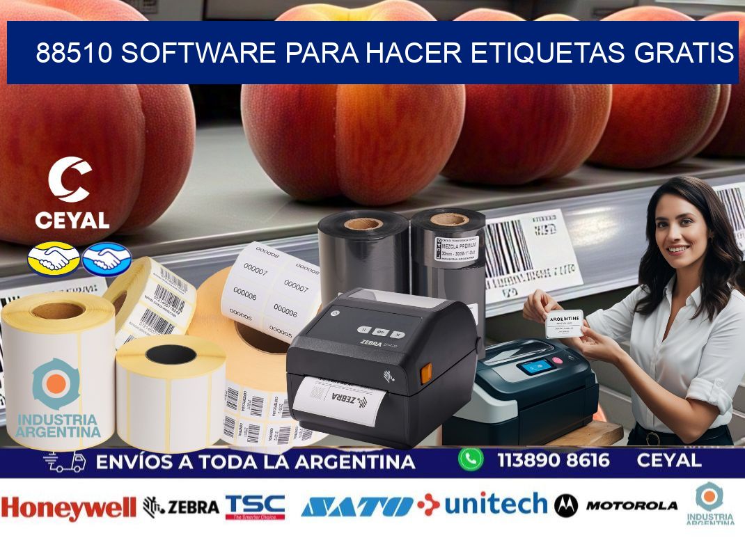 88510 Software para hacer etiquetas gratis
