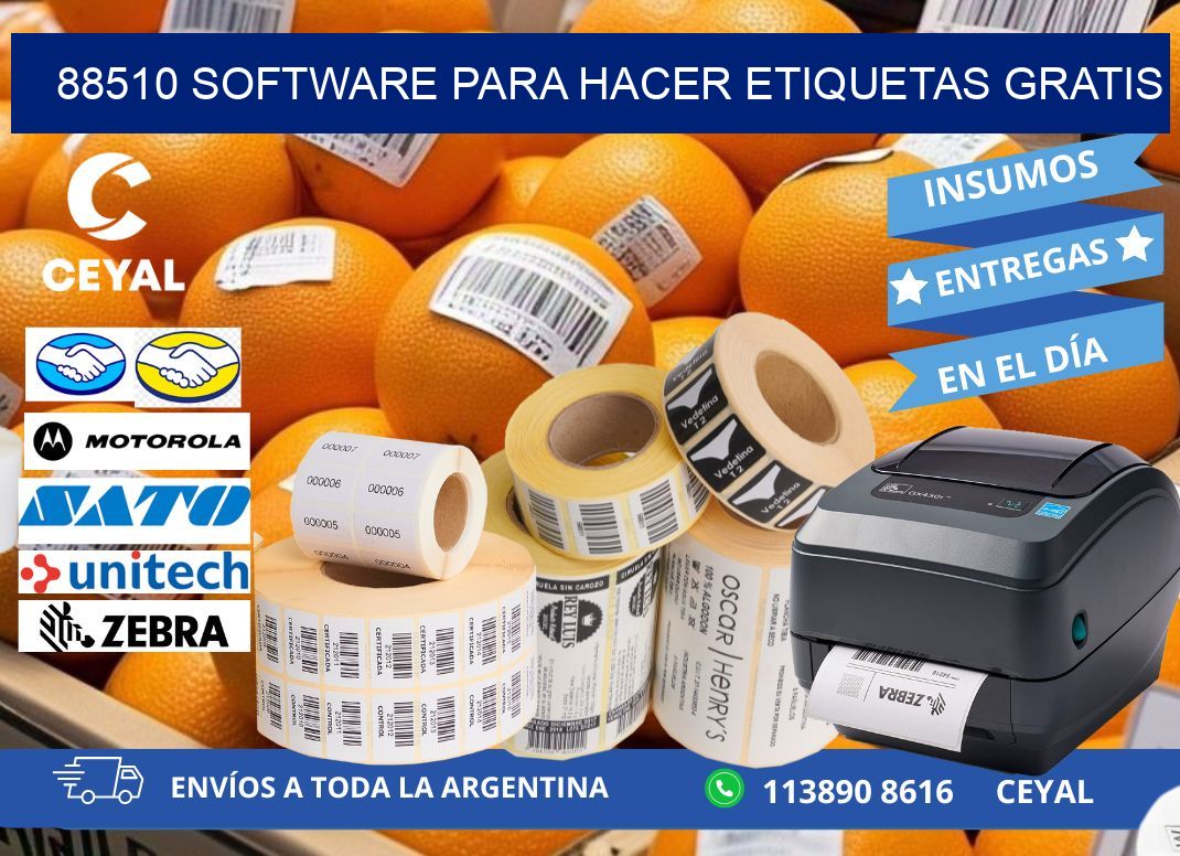 88510 Software para hacer etiquetas gratis