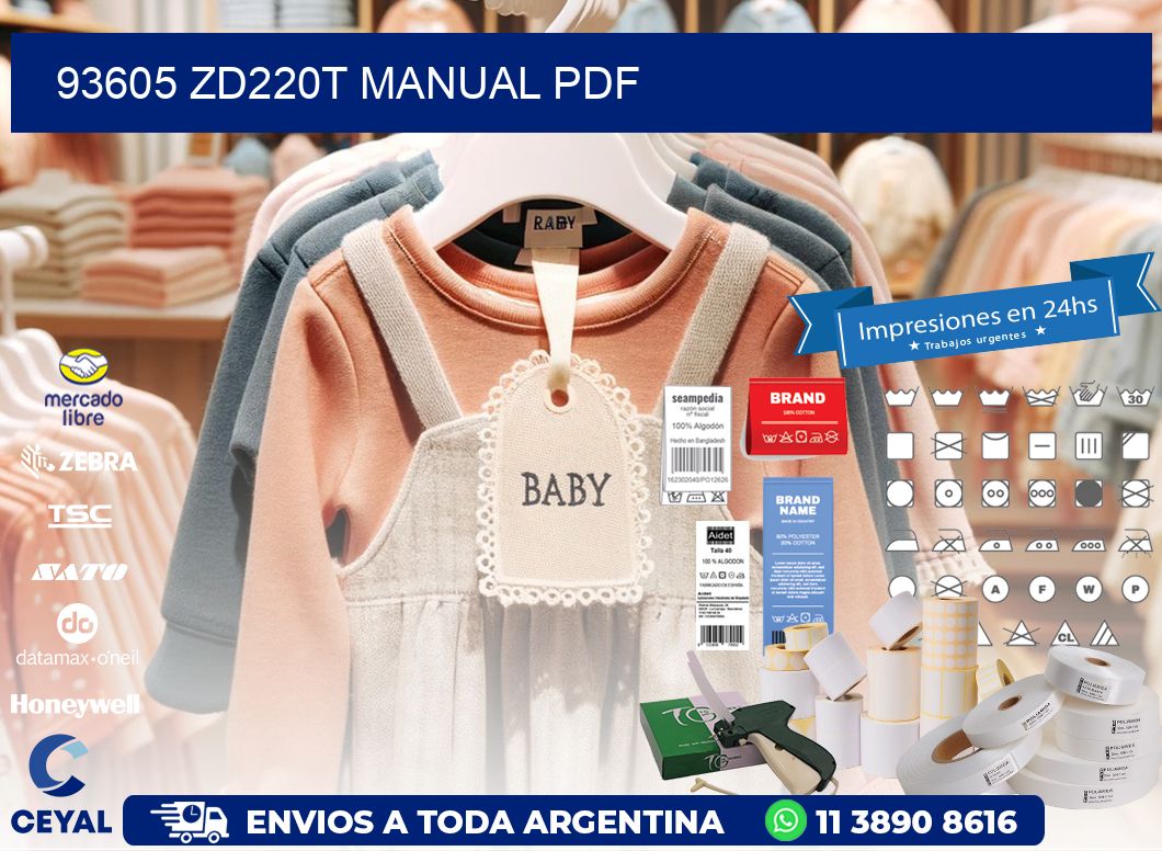 93605 ZD220t manual PDF