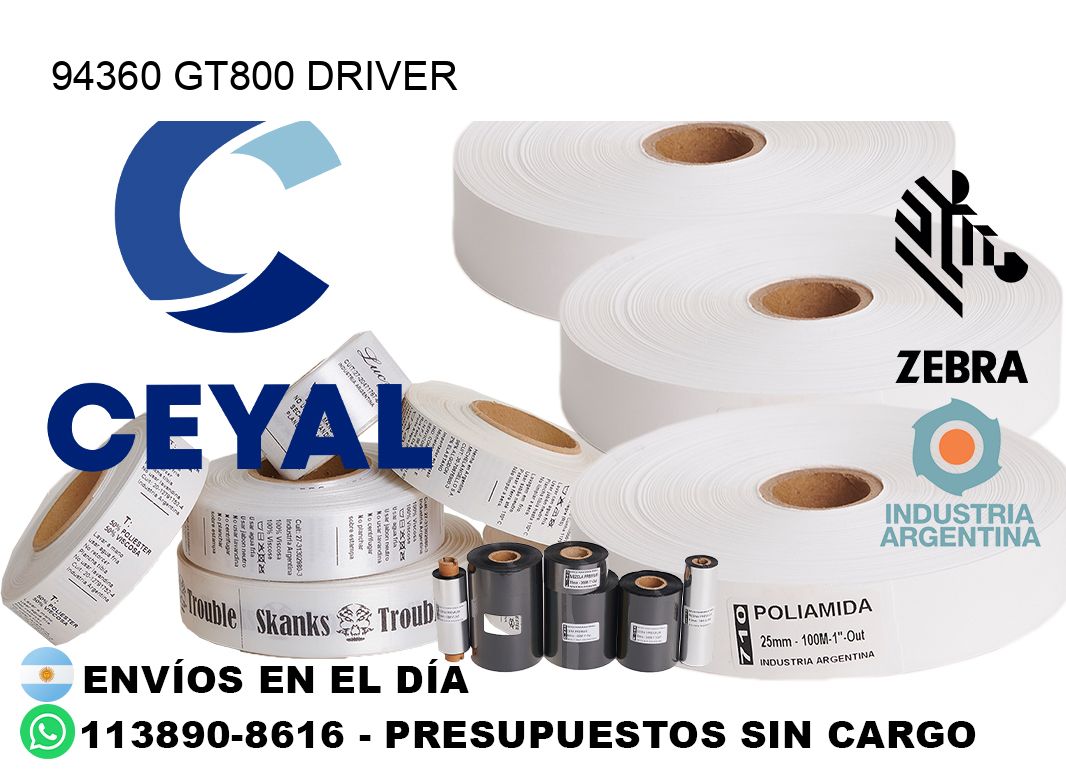 94360 GT800 driver