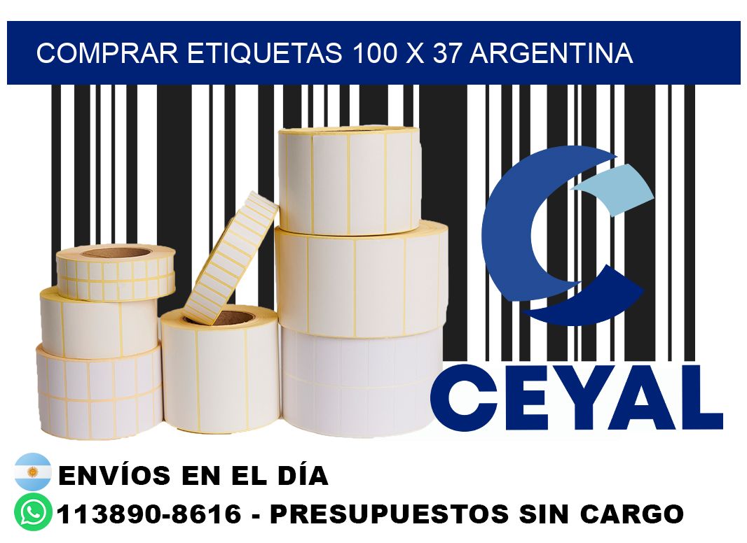 Comprar etiquetas 100 x 37 argentina