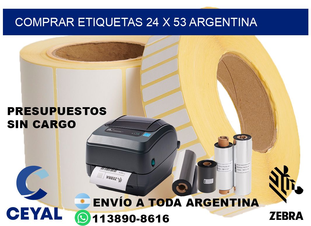 Comprar etiquetas 24 x 53 argentina