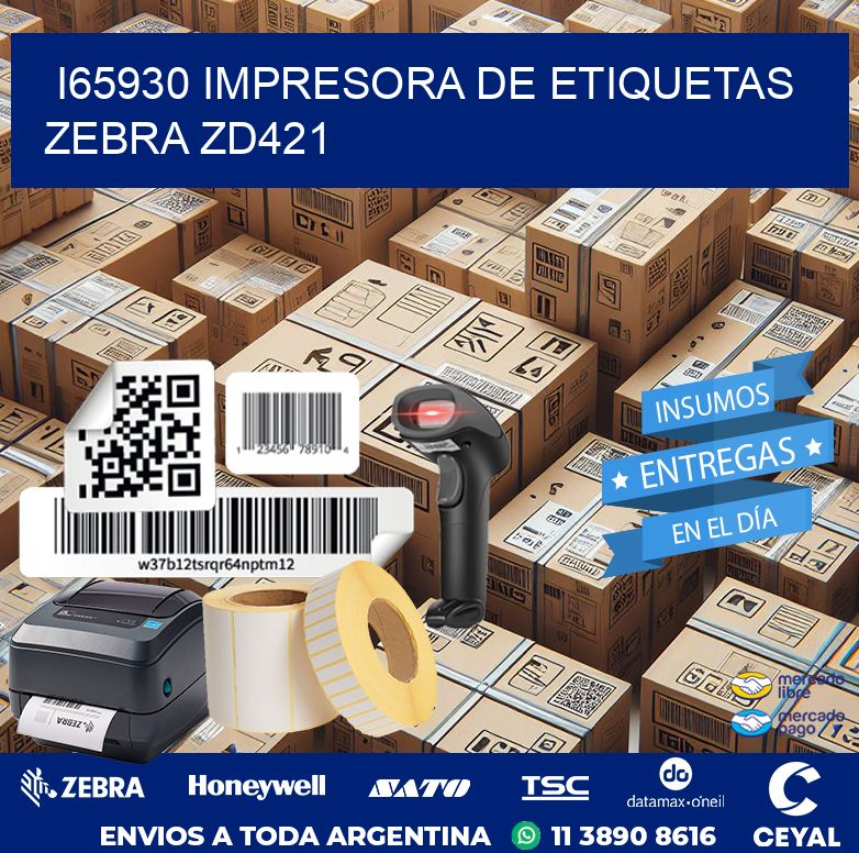 I65930 impresora de etiquetas Zebra ZD421