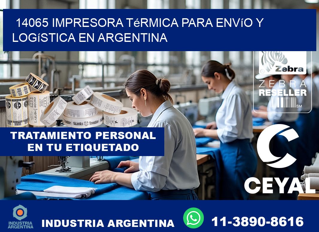 14065 impresora térmica para envío y logística en Argentina