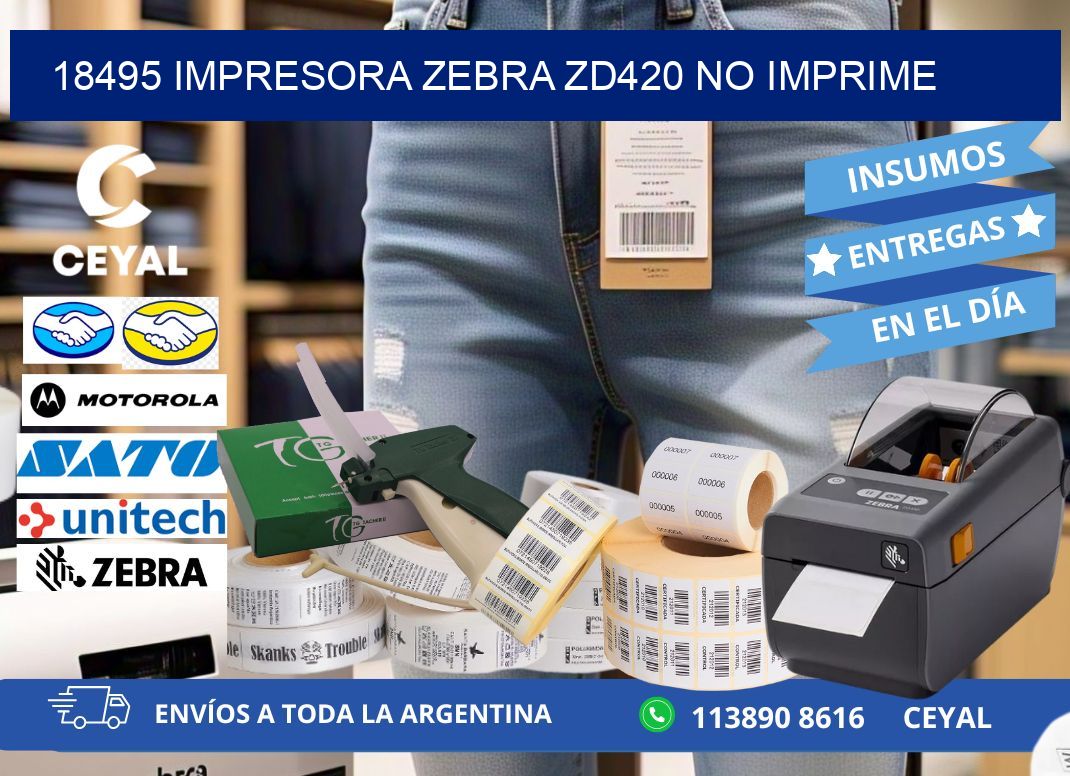 18495 Impresora Zebra ZD420 no imprime