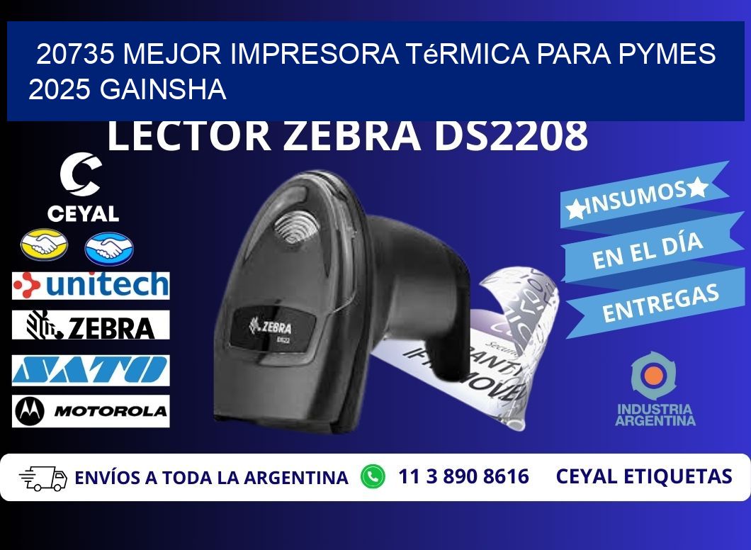 20735 mejor impresora térmica para pymes 2025 GAINSHA