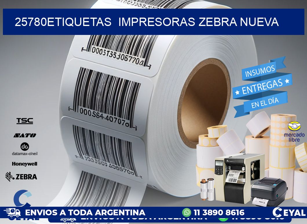25780etiquetas  impresoras zebra nueva