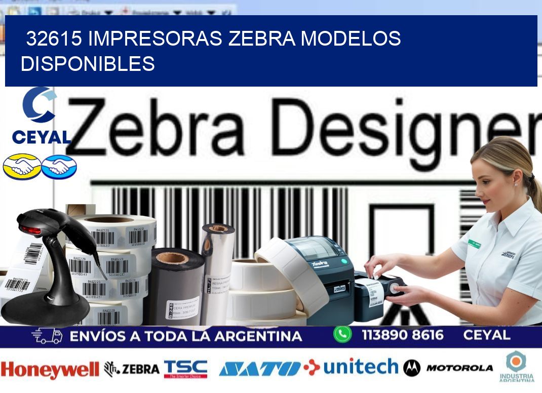 32615 impresoras zebra modelos disponibles