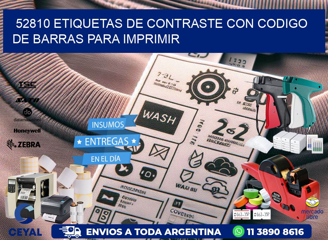 52810 etiquetas de contraste con codigo de barras para imprimir
