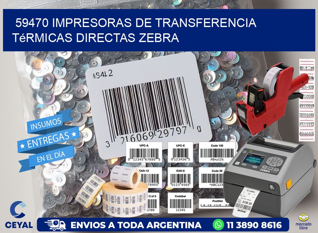 59470 impresoras de Transferencia térmicas directas zebra