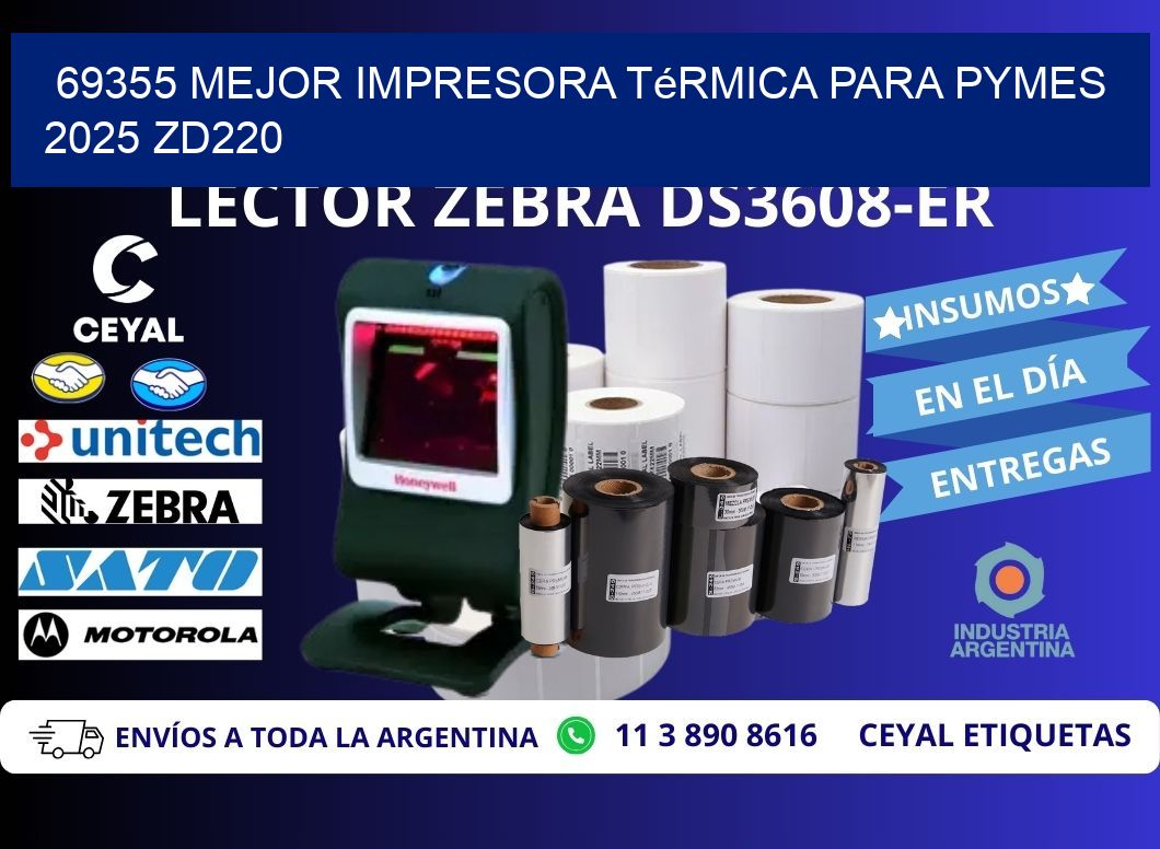 69355 mejor impresora térmica para pymes 2025 ZD220