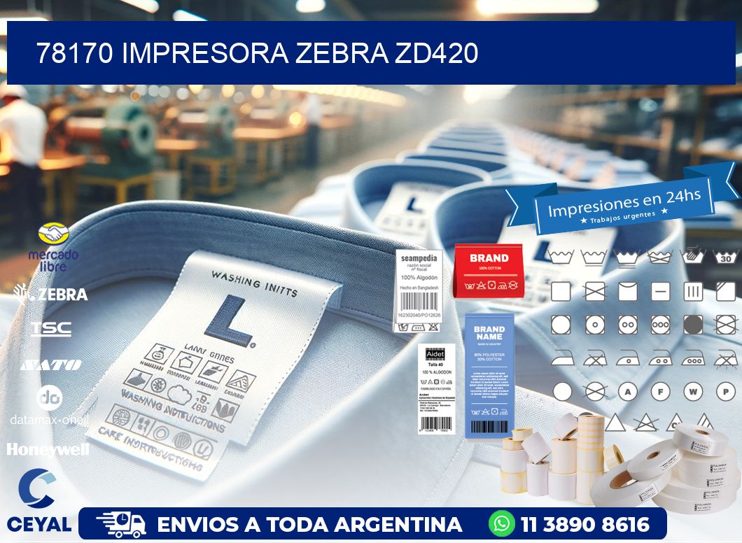 78170 Impresora Zebra ZD420