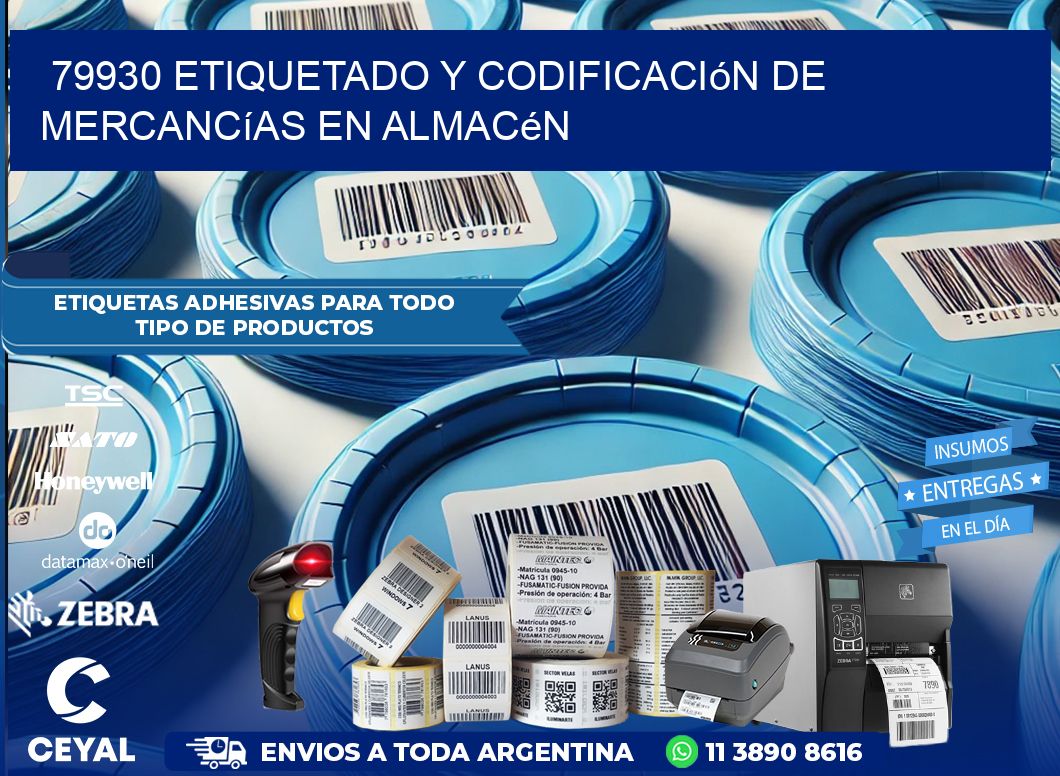 79930 Etiquetado y codificación de mercancías en almacén