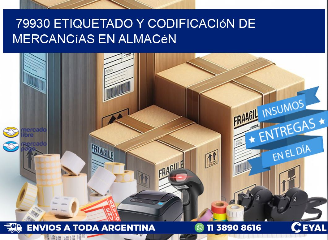 79930 Etiquetado y codificación de mercancías en almacén