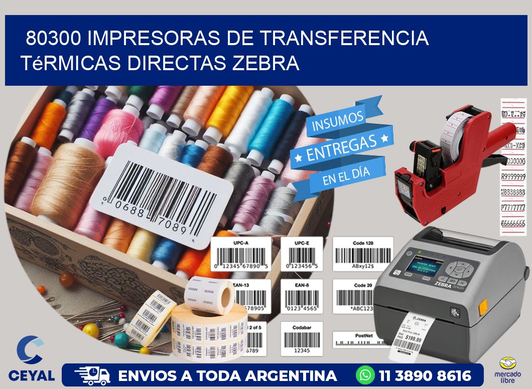 80300 impresoras de Transferencia térmicas directas zebra