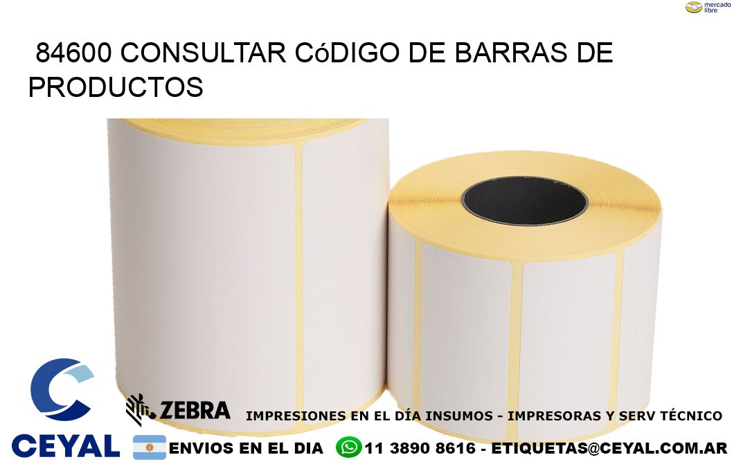 84600 Consultar código de barras de productos