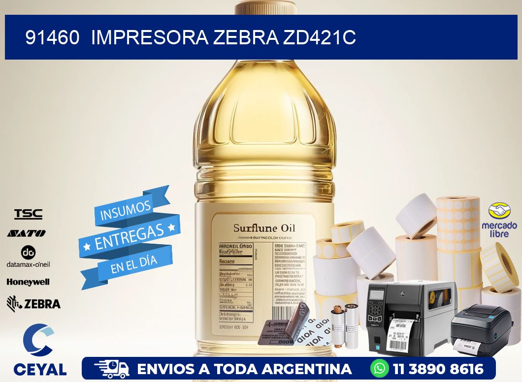 91460 Impresora Zebra zd421c