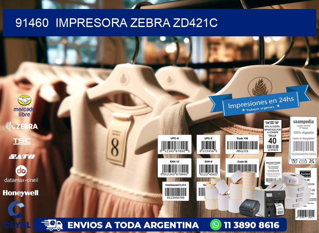 91460 Impresora Zebra zd421c