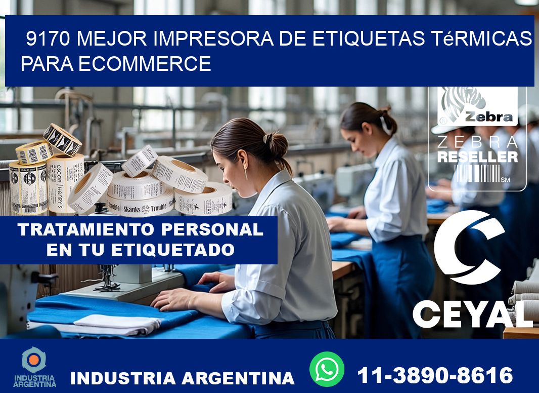 9170 mejor impresora de etiquetas térmicas para ecommerce