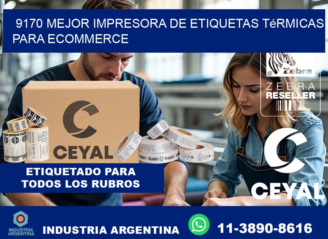 9170 mejor impresora de etiquetas térmicas para ecommerce
