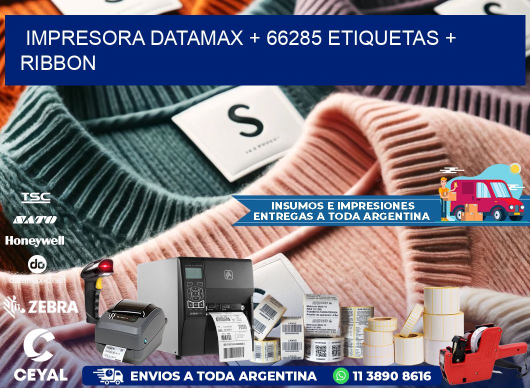 impresora DATAMAX + 66285 etiquetas + ribbon