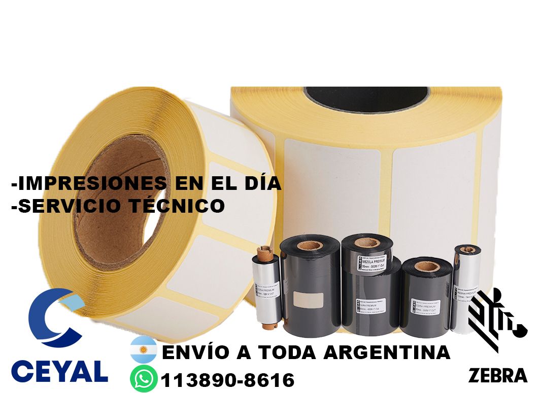 impresora industrial + 93515 etiquetas + ribbon