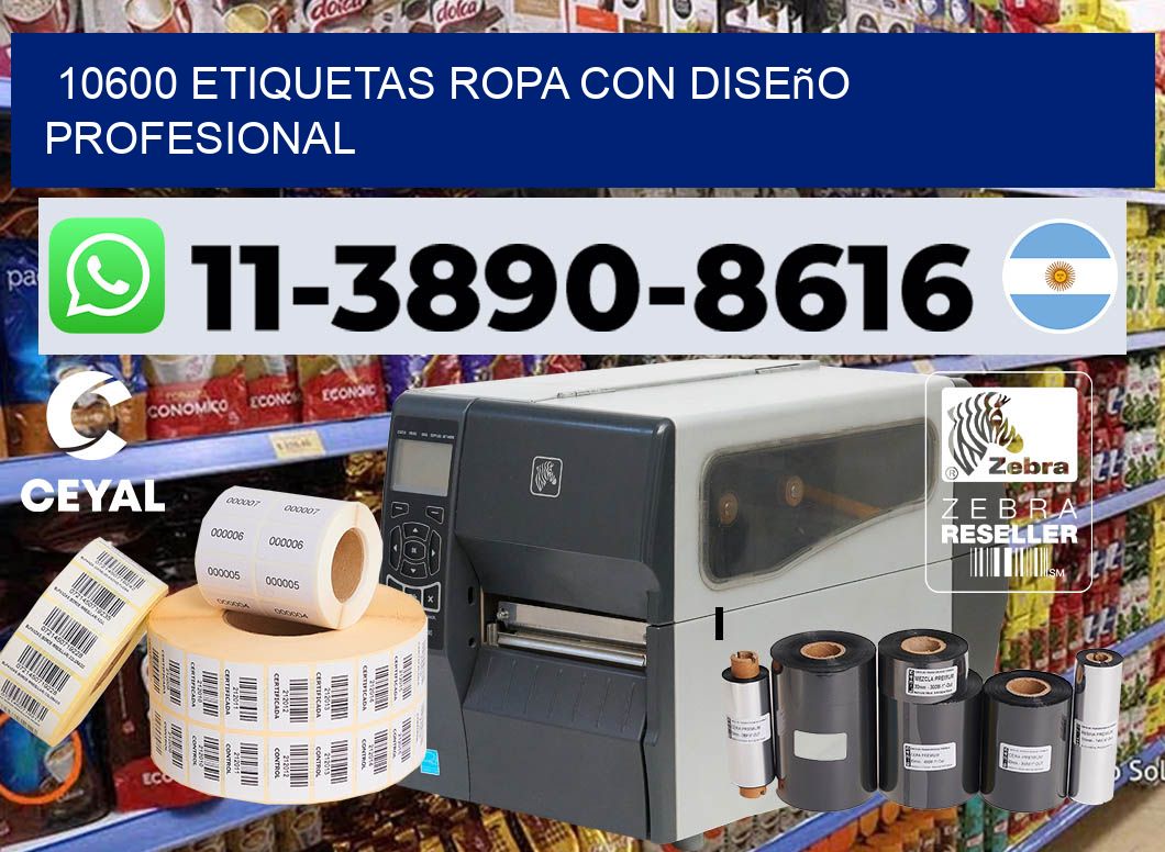 10600 Etiquetas ropa con diseño profesional