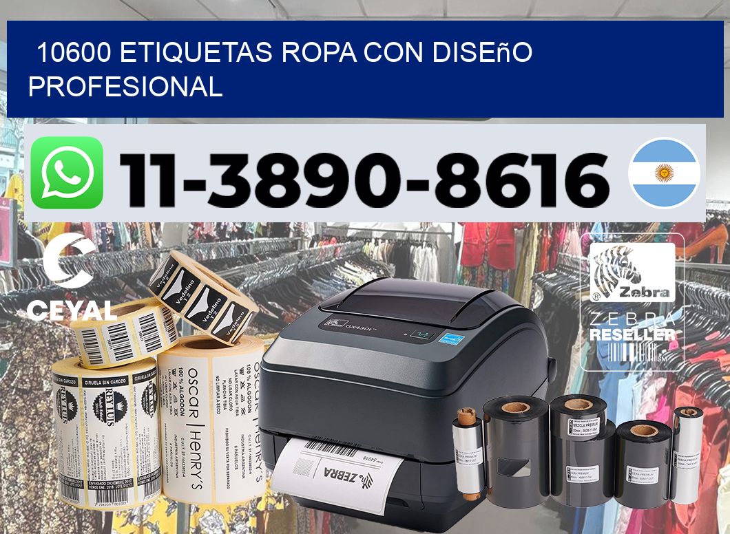 10600 Etiquetas ropa con diseño profesional