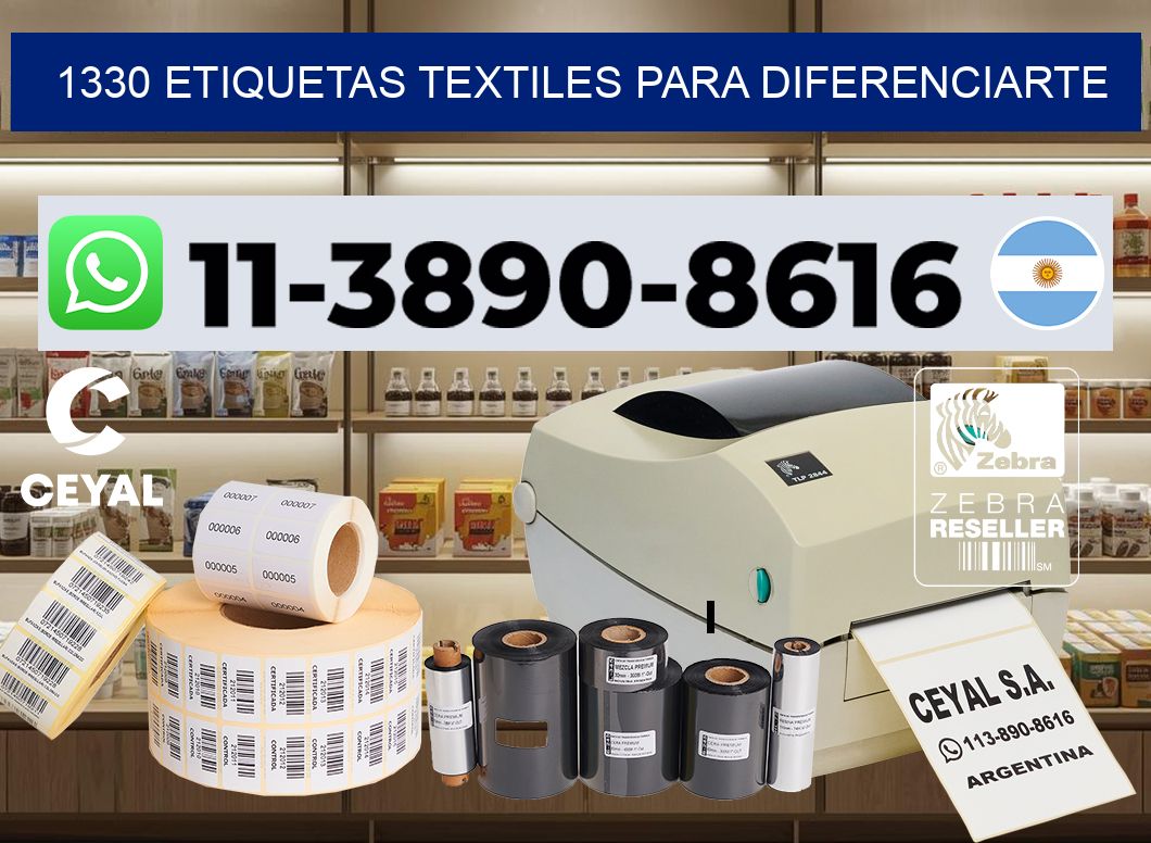 1330 Etiquetas textiles para diferenciarte