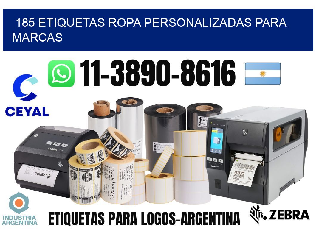 185 Etiquetas ropa personalizadas para marcas