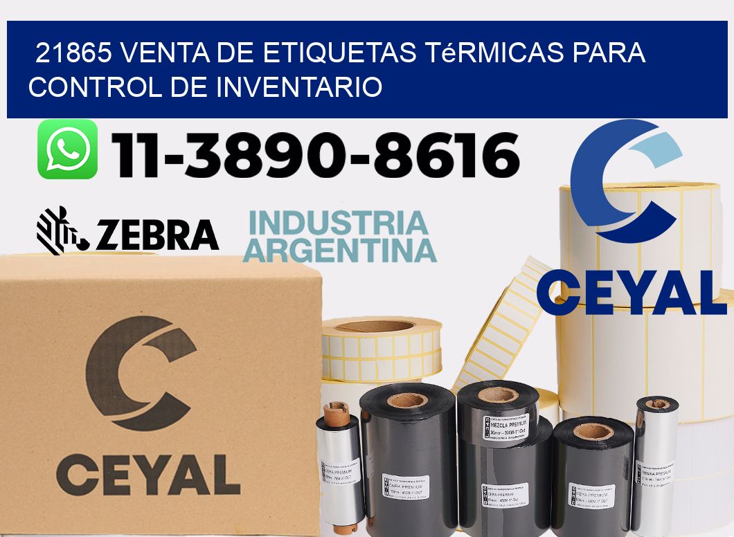 21865 venta de etiquetas térmicas para control de inventario