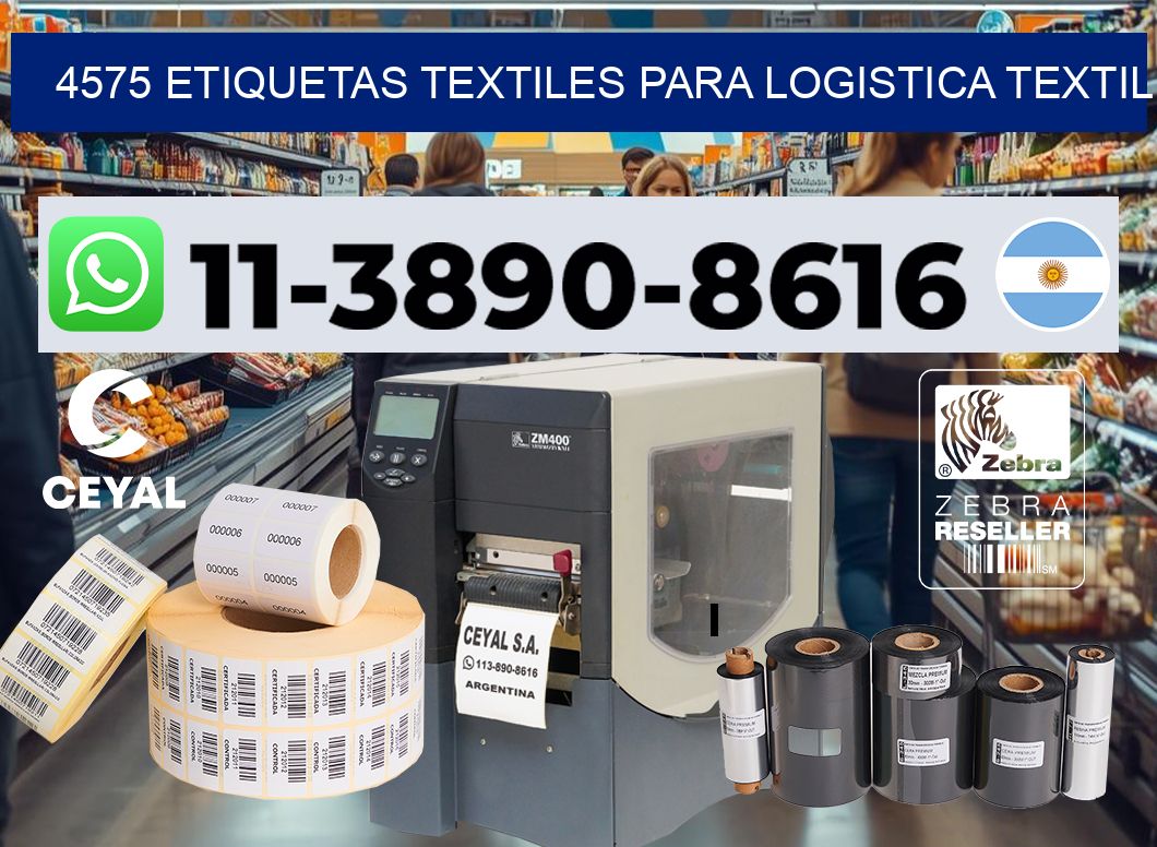 4575 Etiquetas textiles para logistica textil