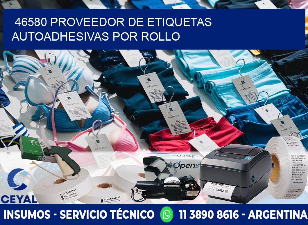 46580 proveedor de etiquetas  autoadhesivas por rollo