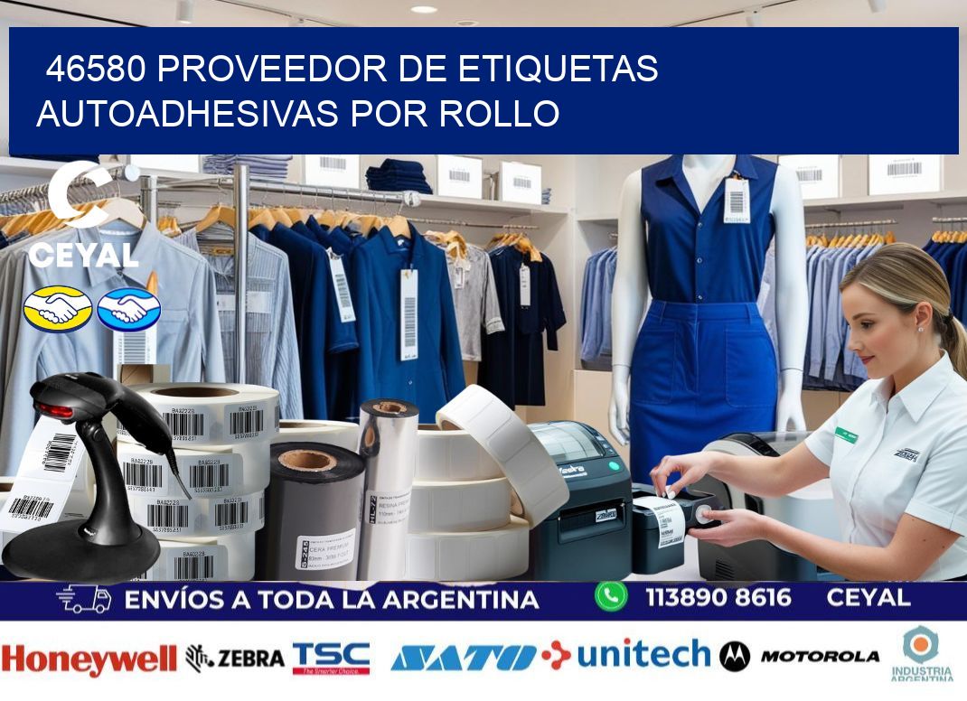 46580 proveedor de etiquetas  autoadhesivas por rollo