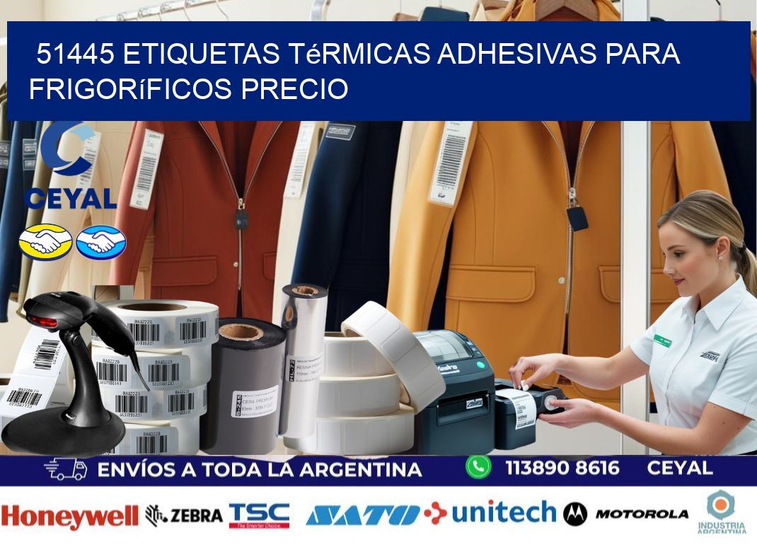 51445 etiquetas térmicas adhesivas para frigoríficos precio