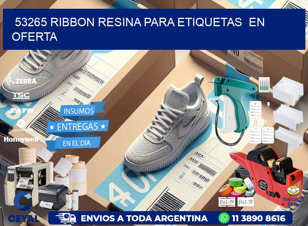 53265 ribbon resina para etiquetas en oferta