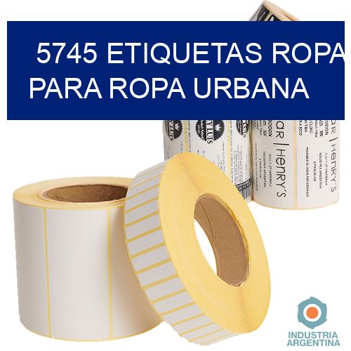 5745 Etiquetas ropa para ropa urbana