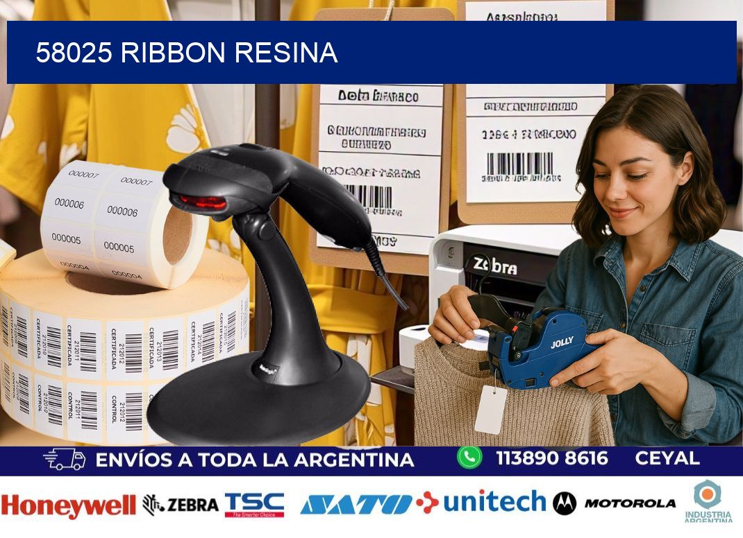 58025 ribbon resina