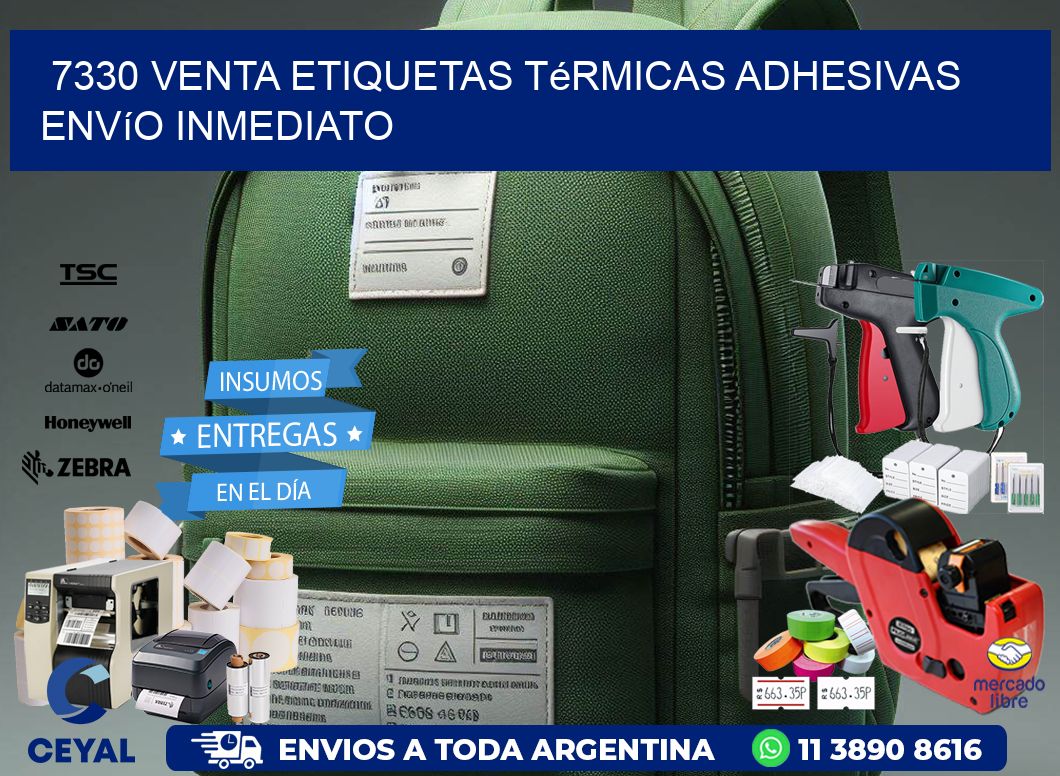 7330 venta etiquetas térmicas adhesivas envío inmediato