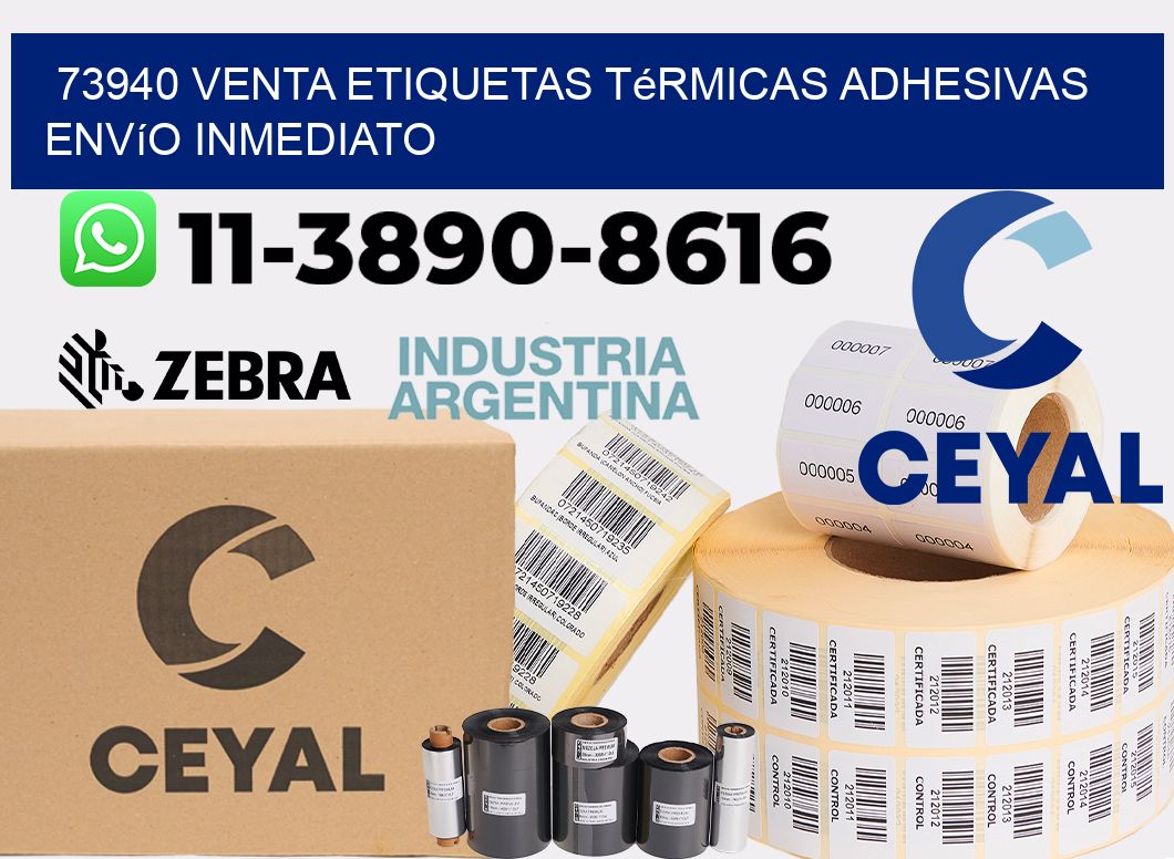 73940 venta etiquetas térmicas adhesivas envío inmediato