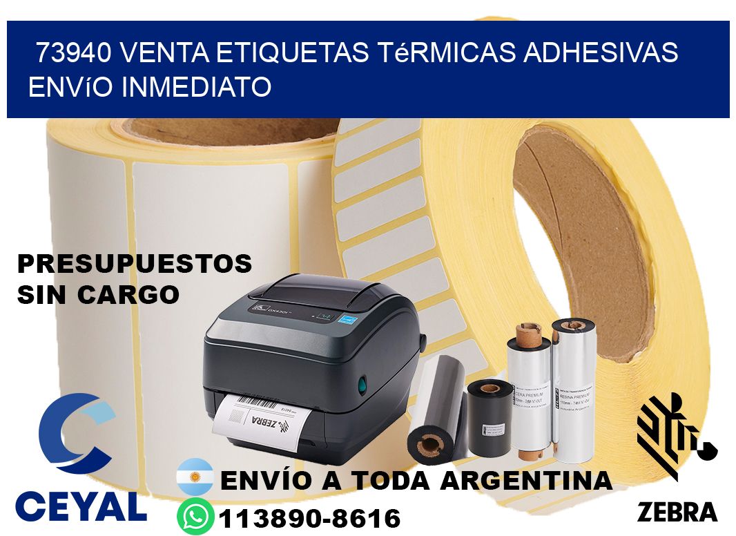 73940 venta etiquetas térmicas adhesivas envío inmediato