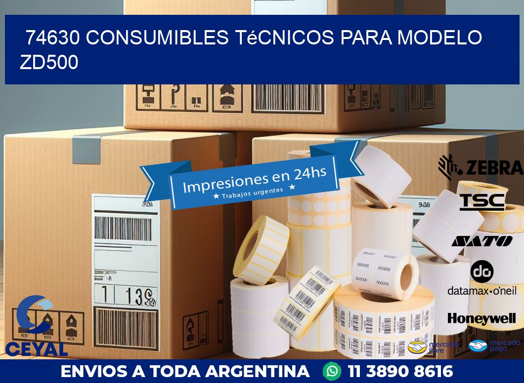 74630 consumibles técnicos para modelo zd500